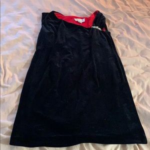 Velvet black dress